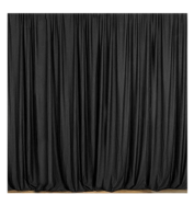 17 4 Black Curtain