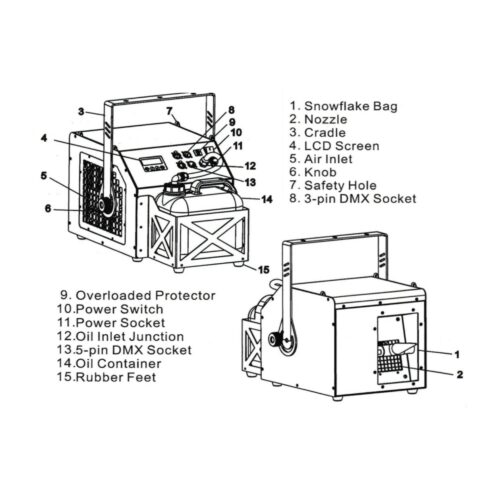 8 11 2 Dj Power Hs2 Snow Machine